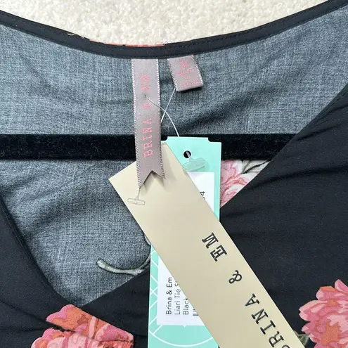 Stitch Fix | Brina & Em: Floral Liari Tie Sleeve Top