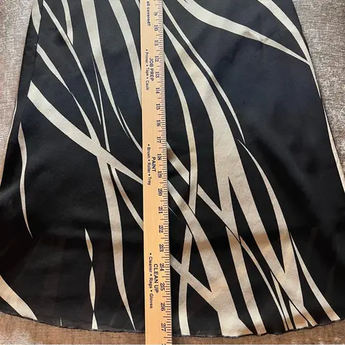 Steps NYC women’s skirt size small black white printed statement midi fall y2k