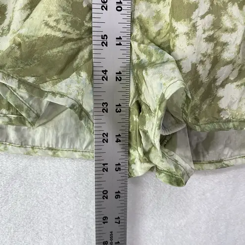 Free People ‎ Movement Sz M The Way Home Running Short Sage Tie Dye Green-flawed