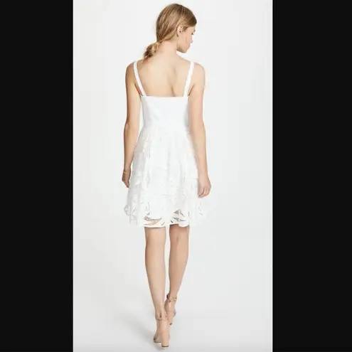 Milly Bustier Mini White Dress 0 Bridal Bachelorette Party Vacation Bride Snow