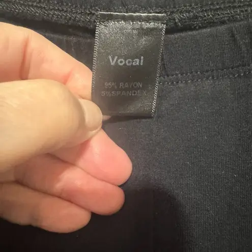 Vocal Black Leggings Women's S Rhinestone Sugar Skulls Biker Grunge Day of Dead