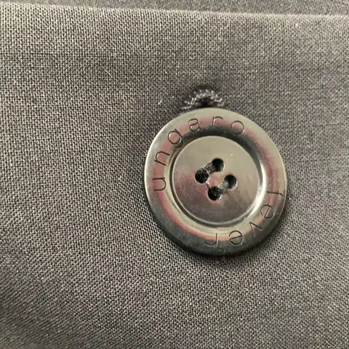 Ungaro Fever Black Blazer Size 8