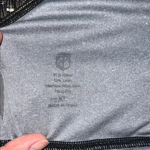 Born Primitive Black and Gold Cut Out Crop Sports Bra Size XL