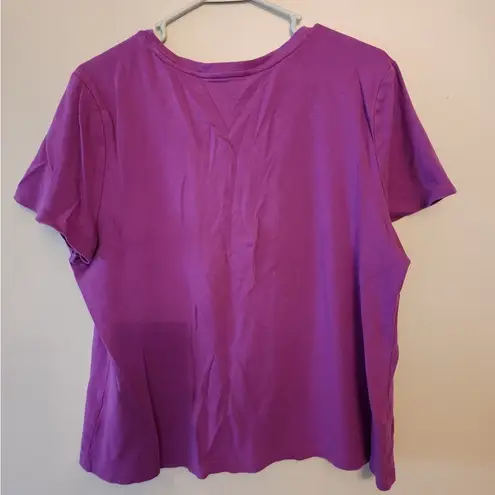 Studio Works  tee purple size womens xl