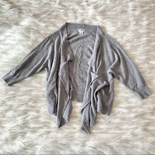 Motherhood Maternity Grey Waterfall Front Cardigan