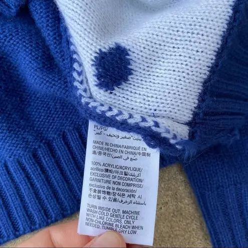 Karen Scott Cat Polka Dot Christmas Sweater