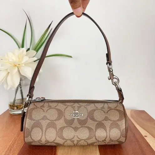 Coach NWT  Nolita Barrel Bag In Signature Canvas