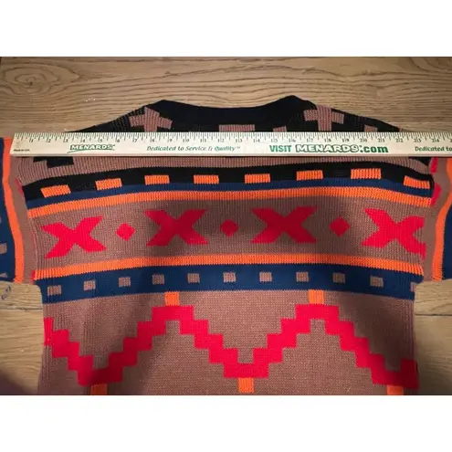 Sweater Bazaar Women’s Vintage 90’s Aztec Sweater Made In USA Size Large
