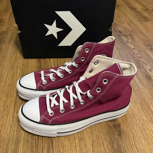 Converse Ctas Lift Hi Top Platform Shoes Sneakers New