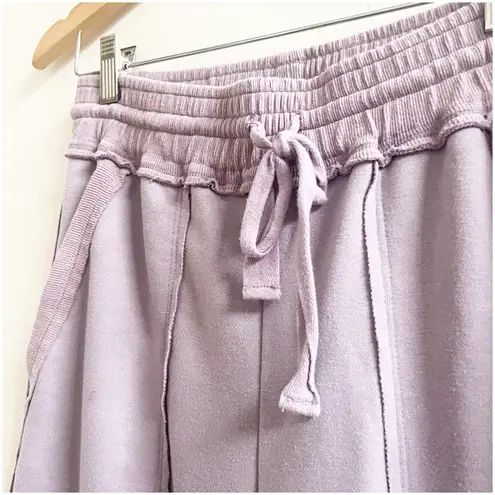 Fate Purple Wide Leg Activewear Sweatpants Size Small Pockets Streetwear Boho