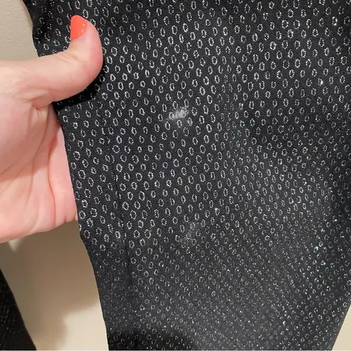 Jules & Leopold Textured Slim Legging Pants Black Silver Women’s Size Medium