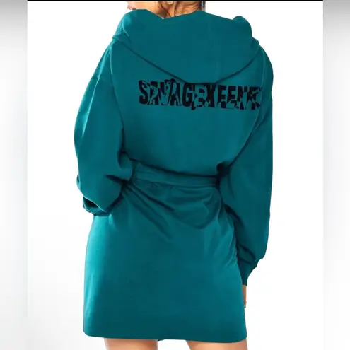 Savage X Fenty By Rihanna Forever Savage Showgirl Dressing Gown size XL Green