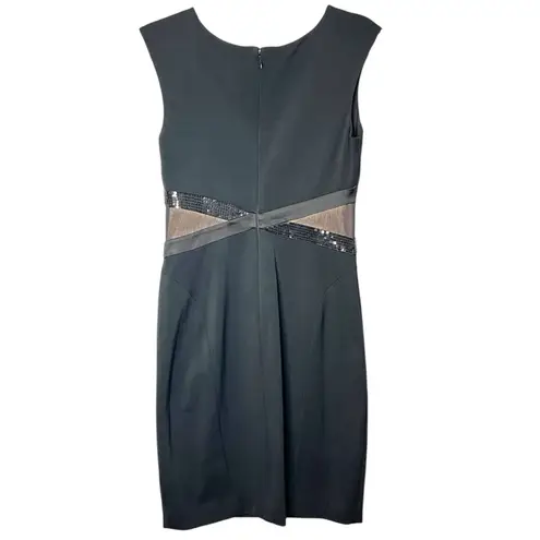 Halston Heritage Black Sleeveless Womens Dress Size Medium