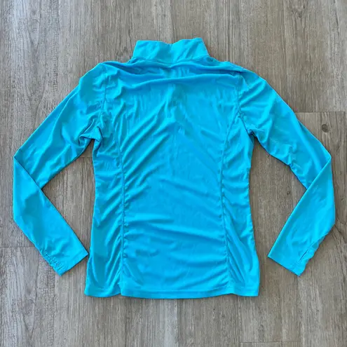 Womens Hiskywin Blue Quarter Zip Jacket