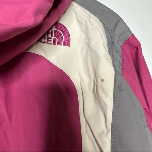 The North Face Hyvent Pink and Gray Ski Jacket Size Large