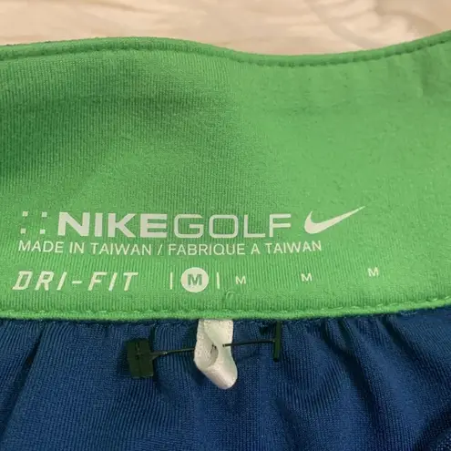 Nike NWOT  Golf stretch snap neck performance top with UV protection M