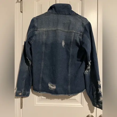 Women's Denim Jacket Blue Size M