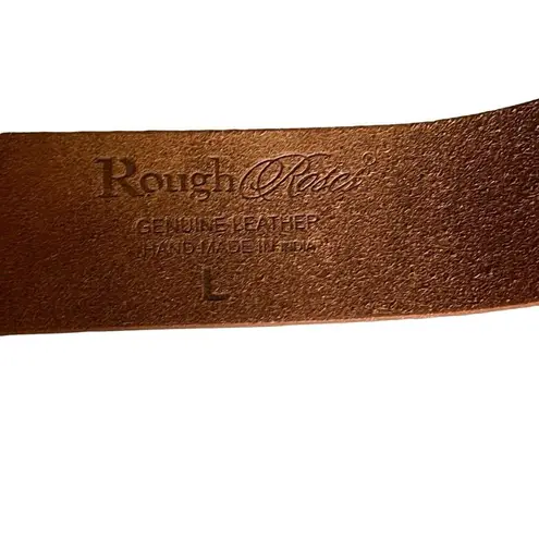 Anthropologie  Rough Roses genuine, leather belt