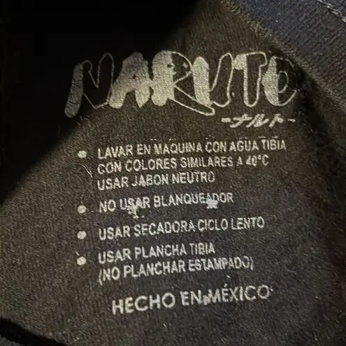 Naruto Ramen Noodles Unisex Black Tee Size M Size M