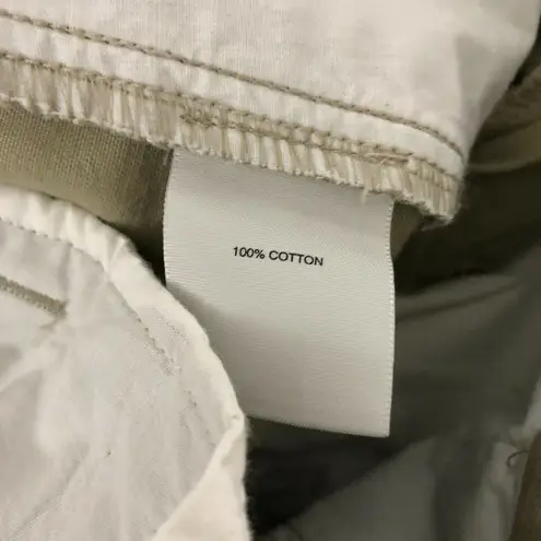 REI Womens Khaki Pants High Waist Straight Leg Cotton Beige Size 12 Tan