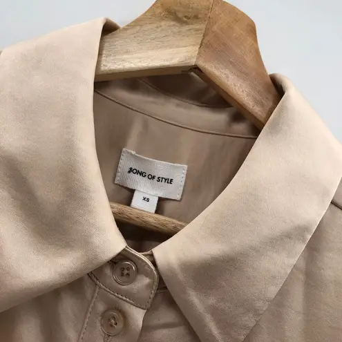 Song of Style Marta Dress in Champagne XS Tan