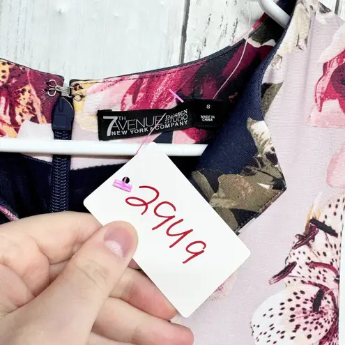 7th Avenue New York & Company Dress Women Size Small Floral Sleeveless Midi