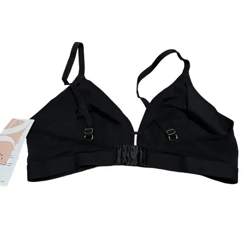 All.You.LIVELY Women's Jet Black Busty Mesh Trim Bralette