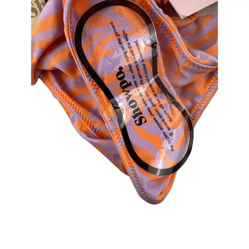 Showpo  - Maris Cross Halter Bikini Top & Portara Bottoms in Zebra Purple Orange