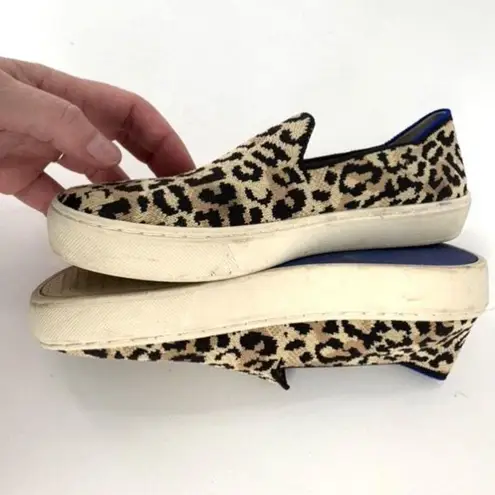 Rothys Women's Desert Cat Cheetah Print Slip