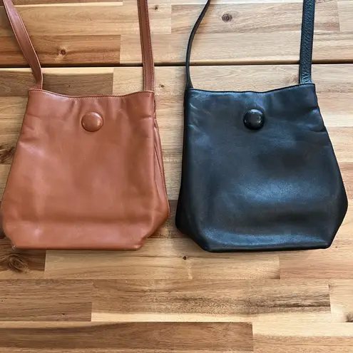 Jennifer Moore brown and black cross body purses