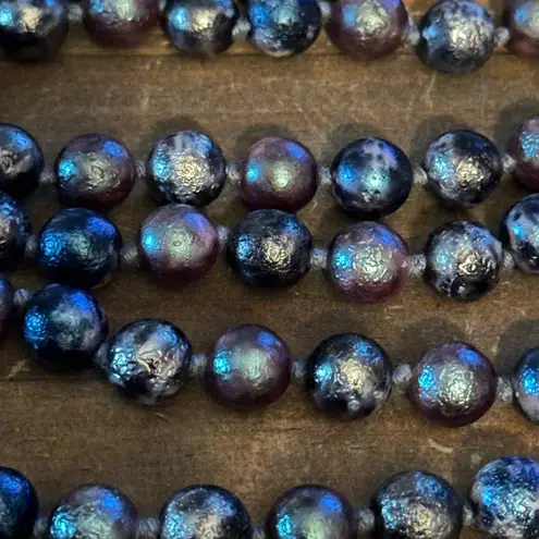 Joan Rivers multicolor glass bead necklace