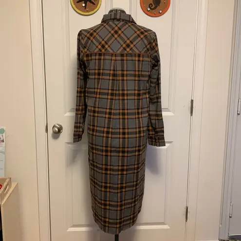 Mystree Plaid Shirt Dress by