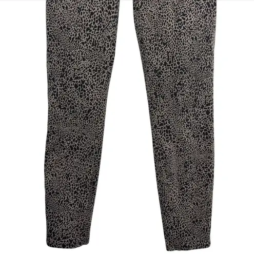 Spanx  Jean-ish Ankle Leggings Jeans Size S Dots Animal Print Brown Black 20018R