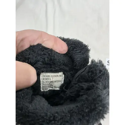 Alpine Design Womans Snow Link 11 Snowlynxll Black Quilted Midcalf Snowboots 7