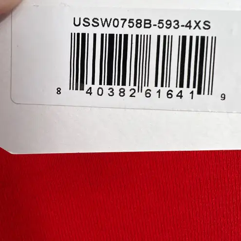 Universal Standard Red Turtleneck Sweater Size 4XS (00-0) Cotton Blend New - Image 5