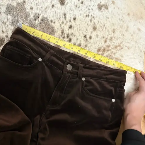 Loro Piana Brown Mathias Matte Velvet Pants Size 40 / 4