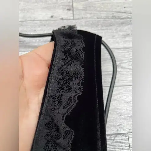 Cykxtees Sleeveless Maxi Dress Velvet Red Brocade VINTAGE 90's Y2K XL Black