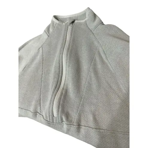All In Motion Women's Heather Gray Full Zip Sweater Size S wit Pocket