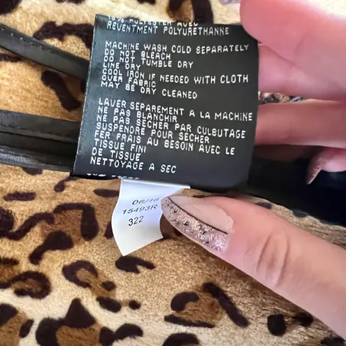 via spiga Black & Leopard Coat