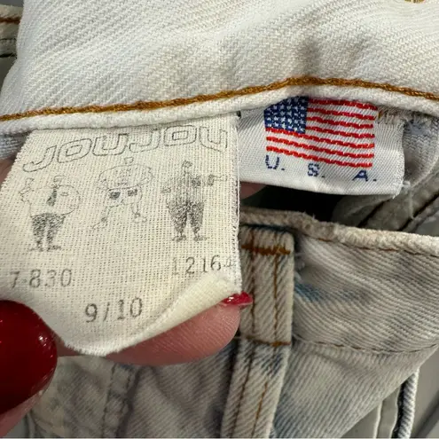 Vintage 90s Jou Jou Heartbreaker Denim Jean Shorts Lace Trim & Heart Patch 9/10 Blue