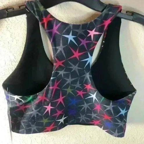 Terez  Starfish Multi Stars Sports Bra sz S NWT