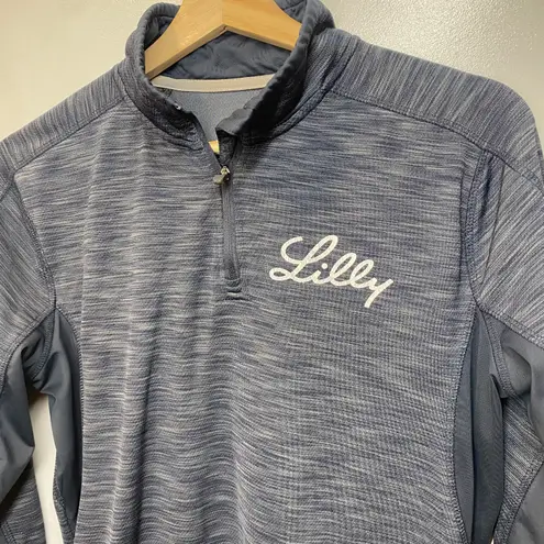 Elevate Womens Blue Pullover Shirt Size Medium Long Sleeve Activewear