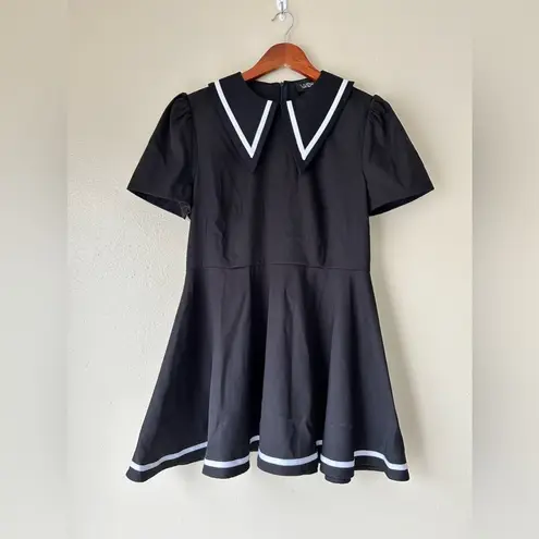 Dolls Kill Widow Miss Your Hexes Black Sailor Dress Size Large