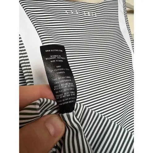 All Fenix Kora Olive Stone Striped Bra Sz. M Green Size M