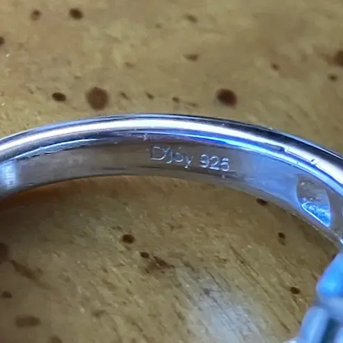 Natural Chrysocolla Orissa Garnet Sterling Silver Ring Size 6 Blue