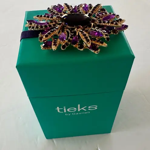 Tieks  PURPLE DIAMOND LEATHER FLATS brand new in box size 10 limited edition HTF