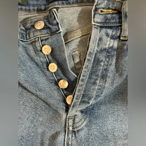 Wild Fable  Blue Distressed Flare Jeans