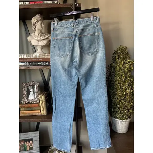 SLVRLAKE Stella High Waist Slim Straight Leg Jeans Badlands Womens Size 26 Blue