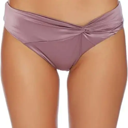 Luxe NWT by Lisa Vogel Front Twist Metallic Bikini