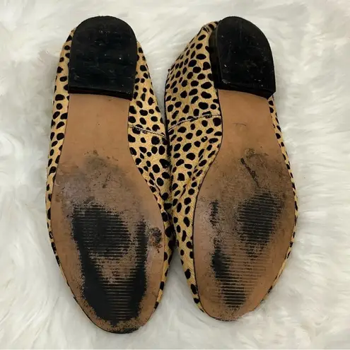 Gap  Cheetah Print Calf Hair Slip On Loafer Dress Shoe 7